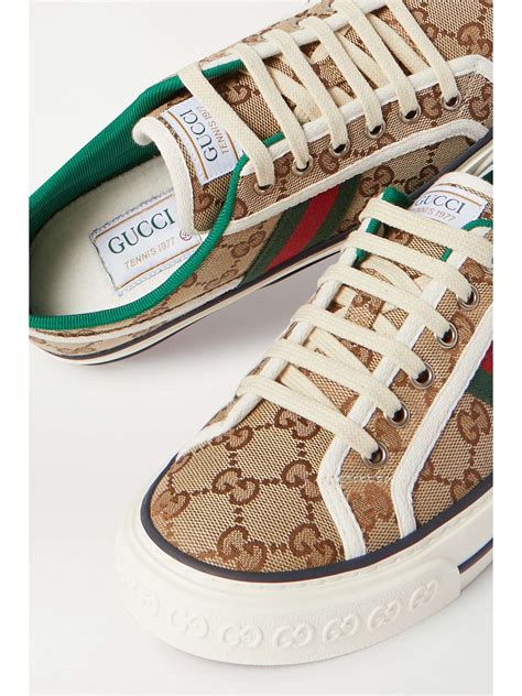 gucci tennis shoes 1977 price|vintage Gucci tennis shoes.